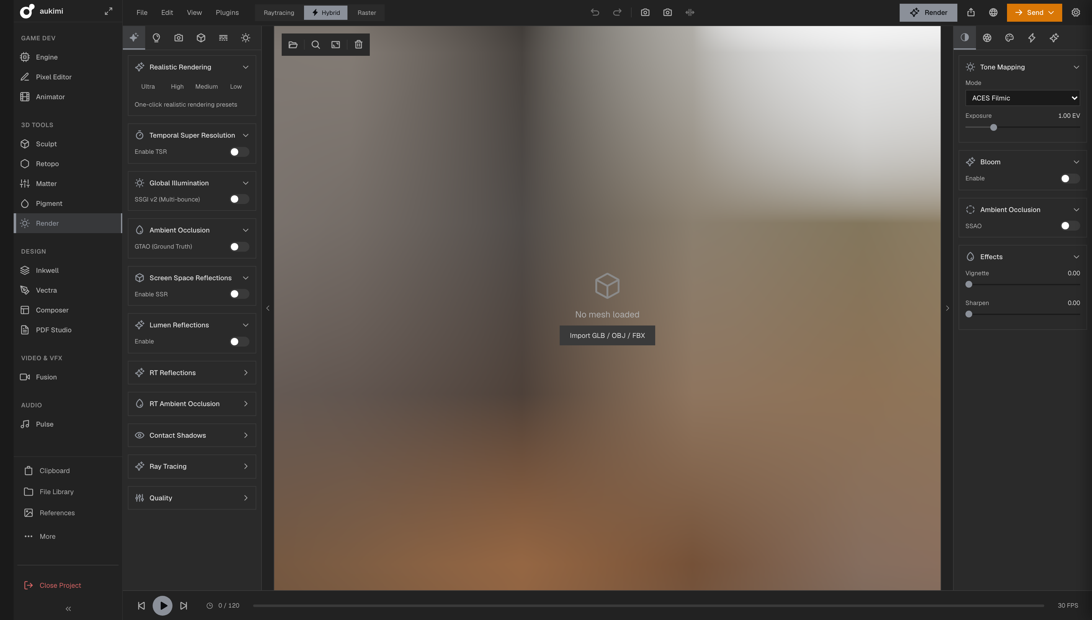 aukimi Render — Screenshot 2