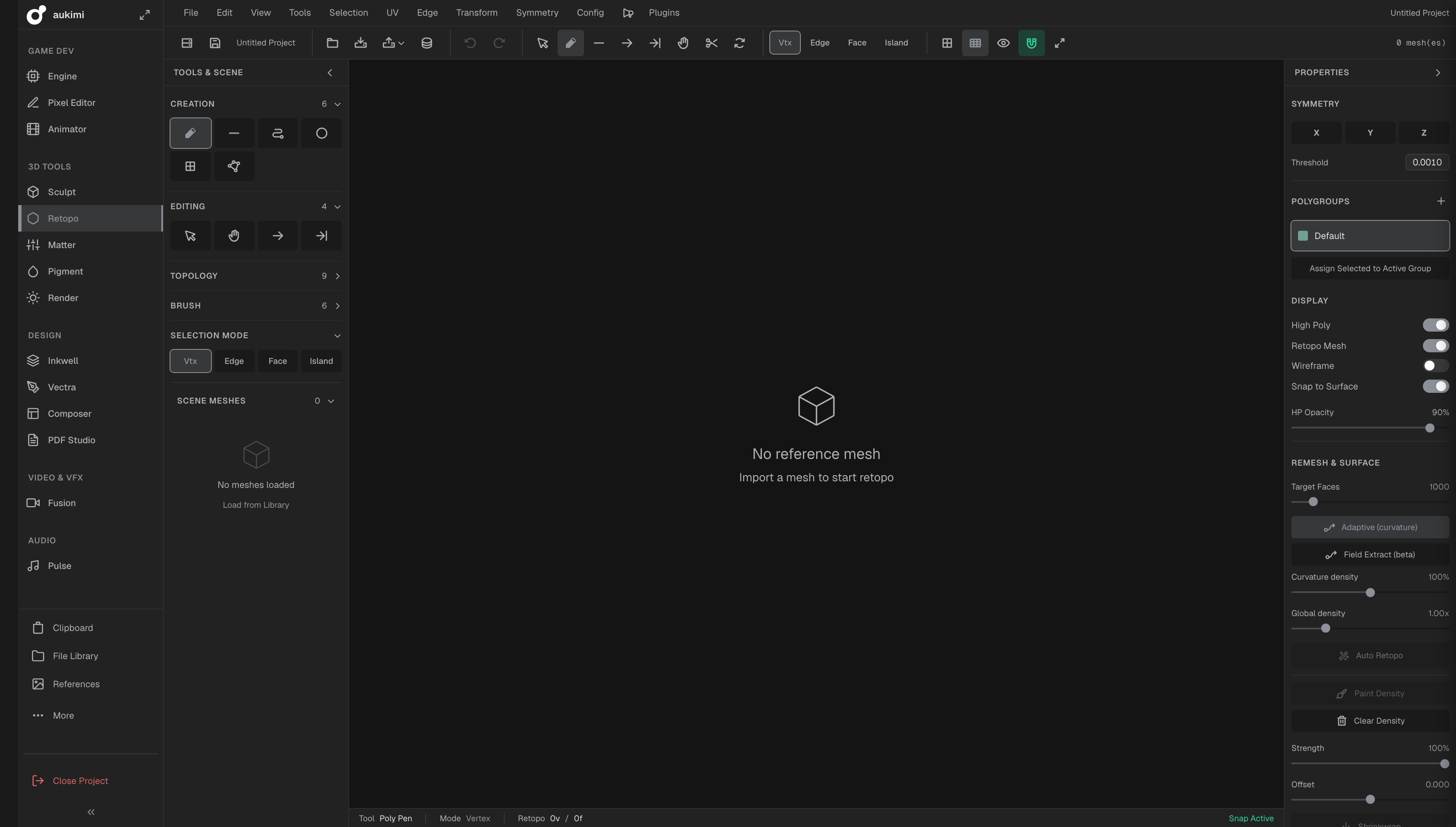 aukimi Retopo — Screenshot 2